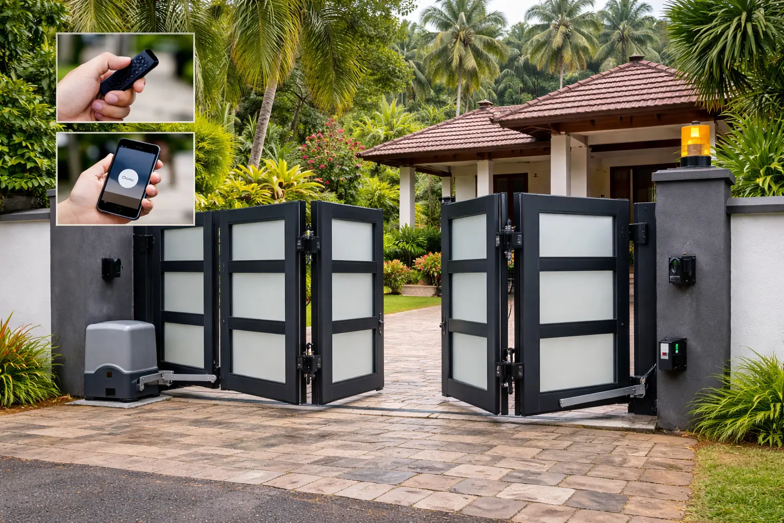 Smart Gate Automation Automatic Remote Gate - smartaiqtechnologies